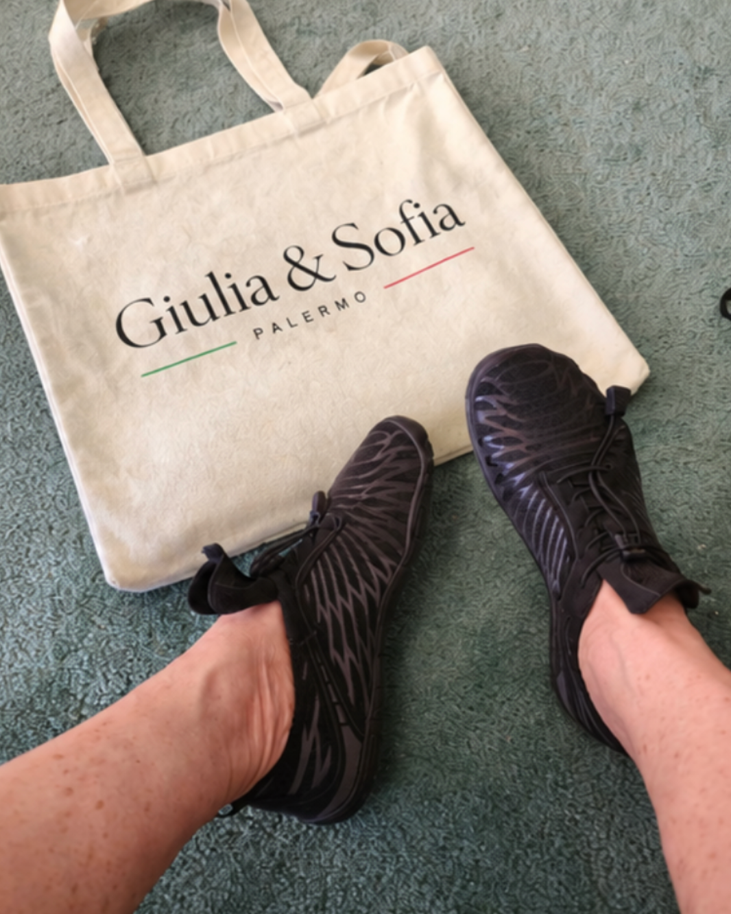 Cliente con scarpe